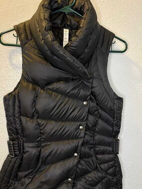 lululemon athletica Black Quilted Down Puffer Vest